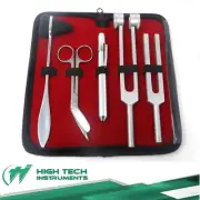 5pc Tactical Diagnostic Kit, Tuning Forks, Taylor Hammer, Bandage Scissors Set