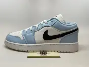 Air Jordan 1 Low GS ‘Ice Blue’ Youth sz 7Y = Women 8.5 NEW!