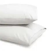 MyHouse Ashton Pillow Case Pack Standard Pack 48X73cm - White