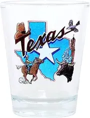 Texas State & Star Glassware Shot Glass CTM