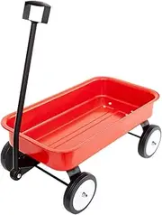 Stow & Go Classic Red Metal Wagon 53cm