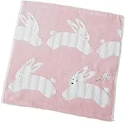 Uchino Enrich Life Mimi Guest Towel, Approx. 13.4 x 13.8 inches (34 x 35 cm), Pink 6104G359 P