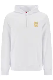 [HUGO] HUGO sweatshirt with hood S White