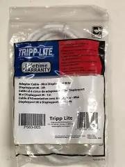Tripp Lite 3ft Mini Displayport M to Displayport M Cable (P583-003)