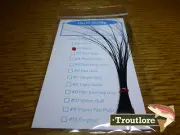 QUILL BODY PACK BLACK QB2 STRIPPED QUILLS - NEW FLY TYING MATERIAL