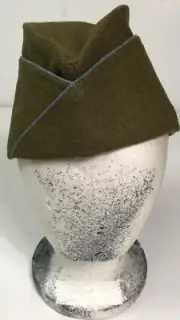 WWI US ARMY INFANTRY OFFICER M1917 WOOL OVERSEAS FIELD CAP HAT-XLARGE
