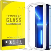 JETech Screen Protector for iPhone 13 Pro Max 6.7-Inch, Tempered Glass Film with Easy-Installation Tool, Case-Friendly, HD Clear, 2-Pack