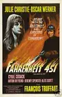 Fahrenheit 451 Francois Truffaut vintage movie poster