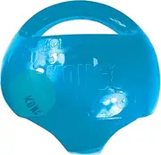 KONG - Jumbler Ball - Interactive Fetch Dog Toy with Tennis Ball (Assorted Colours) - for Medium/Large Dogs