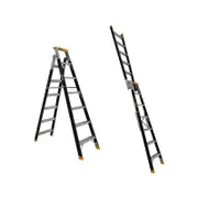Gorilla 150kg Pro-Lite 7 Step Dual Purpose Fibreglass Ladder