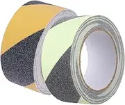 2Rolls Slip Tape Self Adhesive Non Skid Floor Grip for Bathtubs and Stairs Safety Sticker with Night Glow Design Each