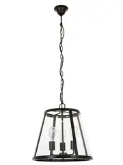 Westhampton 3 Light Pendant in Antique Black