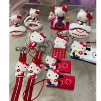 在飛比找蝦皮購物優惠-日本進口Hello Kitty微型人氣商品鑰匙圈（大電話 白