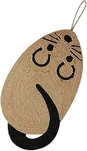 BESPORTBLE Cat Sisal Pad Mouse Shaped Scratch Mat for Cats Pet Supplies for Claw Grinding and Play Safe and Durable to Protect Furniture