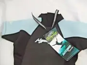 Hyperflex Sz 8 Shorty Wetsuit 3.2mm Neoprene & Nylon Blue / Black Brand New