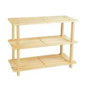 2/3/4/5 Tiers Shoe Rack Storage Wooden Organizer Shelf Shelves Stand 2-5 Tier