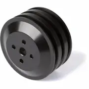 Black Small Block Ford Water Pump Pulley High Flow 3 Groove AC 302 351 400 V8 (for: Ford)
