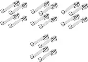 Angoily 4sets Double-Layer Luggage Locks Zipper Puller Stopper Set for Suitcases Anti-Explosion Zipper Fixer Easy to Use Combination Locks Pull Tab Replacement 4pcs*4