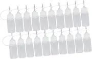 Homoyoyo 30Pcs Precision Tip Glue Bottles Squeeze Applicator for Liquid Glue Crafts and Adhesives Easy to Squeeze Bottles for Controlled Dispensing and Storage