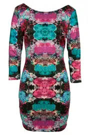 Futuristic Jersey Dress--COO-6CS7661