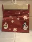 new table runner for holidays color red with white