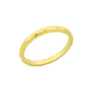 Solid Gold Hammered Toe Ring (Available in Yellow/Rose/White Gold)