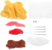 Angoily DIY Needle Felting Kit for Wool Doll Crafting Complete Felting Supplies Set with Durable Materials Easy to Use Bumblebee Animal Craft for Creative Handmade Fun