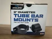 Cyclops 2" Diameter Tube Bar Mounts CYC-LBMNT2 for LED Light Bars Pack Of 2