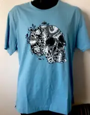 Original Robert Graham BED OF SKULL Knowledge Wisdom Truth Mens T-Shirt NWOT 2XL