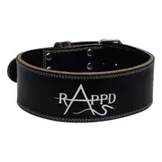 Rappd - 10mm Classic Powerlifting Belt Single Prong (Black)