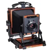 Shen Hao HZX45-IIA 4x5 Field Folding Black Walnut Wooden Large Format Camera