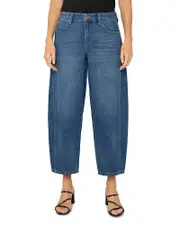 Liverpool Los Angeles Mid Rise Barrel Jeans in Hartzell