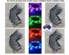 RGB CORNER SNAP CONNECTOR L SHAPE 10MM 4 PIN 5050 LED STRIP LIGHTS NO SOLDERING