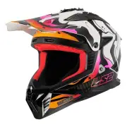 MX708 Fast II Wash White Offroad Helmet