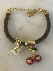LOUIS VUITTON 2025 LV x TM Takashi Murakami Monogram Canvas Cerise Bracelet
