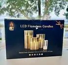 3-Pack LED Candles: Flameless, Flickering with Remote New In Box Changes Colors