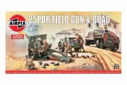 Airfix 1/76 25-PDR Field Gun Scale Scaled Plastic Model Kit