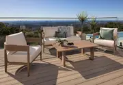 SEMINYAK 4 Piece Outdoor Lounge Setting