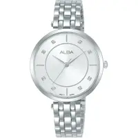 在飛比找ETMall東森購物網優惠-ALBA 雅柏 簡約大三針晶鑽女錶-Y121-X160S/A