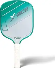X-ACE Preformance Series Pickleball Paddles, Raw Carbon Fiber Pickleball Paddle with a 16mm Shark Power Polymer Core, The Pickleball Rackets Designed for Ultimate Spin & Consistency