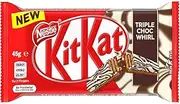 Nestle Kit Kat Triple Choc Whirl Bar 48 Pack, 48 x 45g