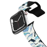 Apple Watch Series 4-6, SE (44mm) Impact Band Whales, Orcas & Narwhals - Watch Strap