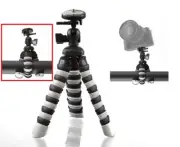 8″ Flexible Pro Tripod For Panasonic Lumix DMC-LX100 DMC-GF7 DMC-TS6 DMC-TS30