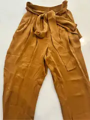 Zimmerman Resistance Slim Pant in 100% silk, size 4, NWT