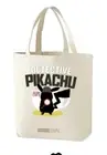 m24S Detective Pikachu Tote Bag Beige Pokémon Movie Character Shoulder Bag Used