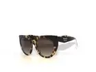 Prada 14WS 14 01M0A7 Medium Tortoise Black Gray Gradient Sunglasses PR14WS