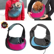Carrier Bag Sling Mesh Backpack Pet Dog Cat Puppy Comfort Travel Tote Shoulder