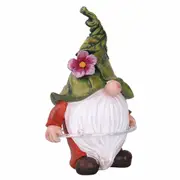 Garden Gnome Statue Sculptures Solar Led Lights for Outdoor Garden Ornament