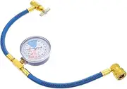 GLEAVI Automotive Ac Filling Tube R134a Diy Charging Hose 49cm Length High Durability Portable Essential Auto Ac Accessory