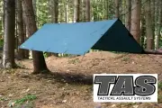 TAS OLIVE Hootchie/Hutchie Waterproof Shelter Ground Sheet Military Cadets